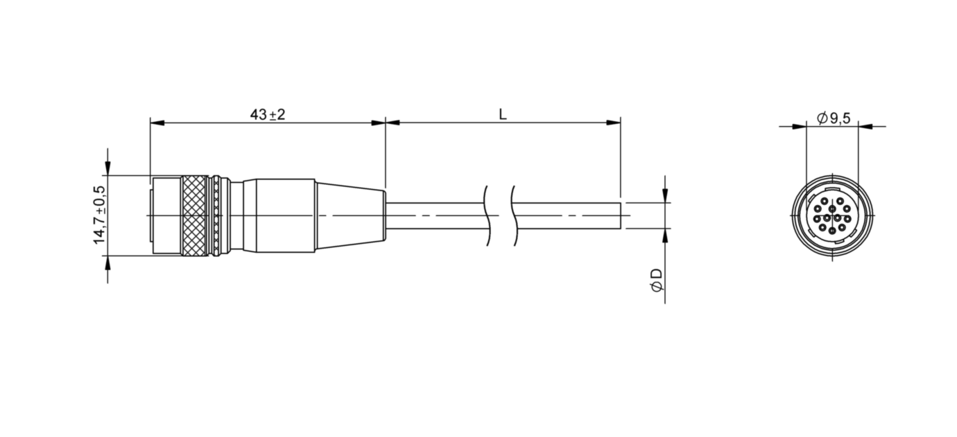 Разъем с кабелем Balluff BCC Z032-0000-10-148-VS0CT4-200