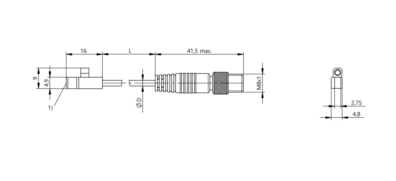 Магнитный датчик для цилиндра Balluff BMF 103K-PS-C-2A-SA2-S49-00,7