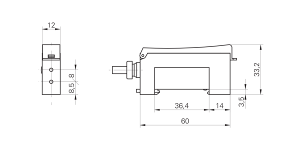 Усилитель для оптоволоконных датчиков Baumer FVDK 12P6101