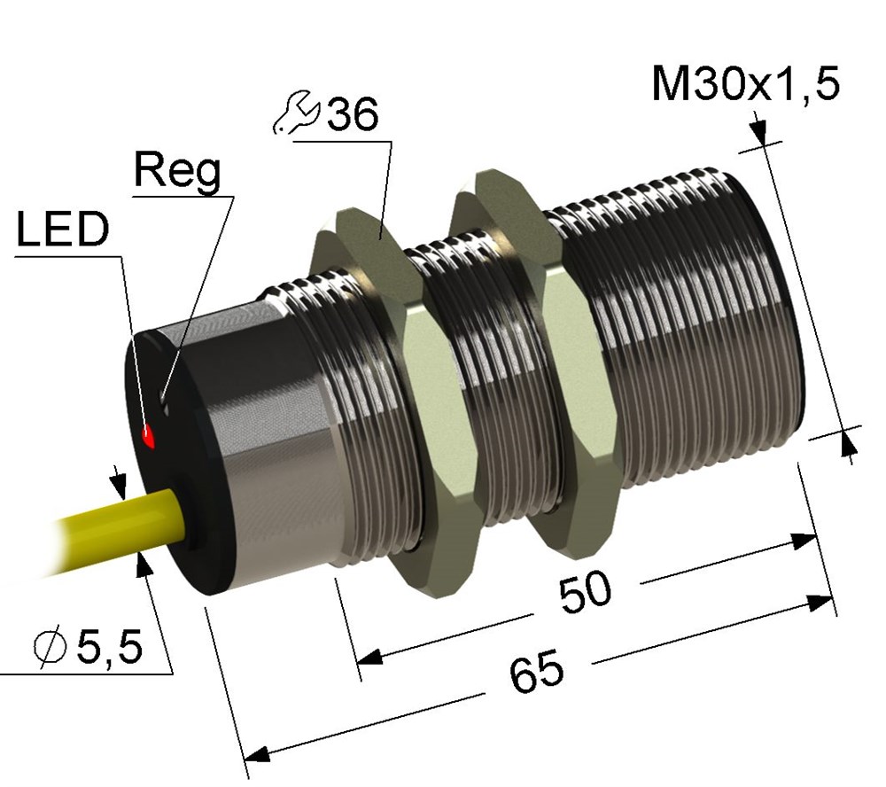 Емкостный датчик PS1-30M65-10B41-K