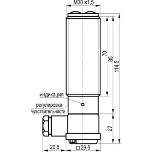 Оптический датчик ТЕКО OX AT81A-44-4000-L