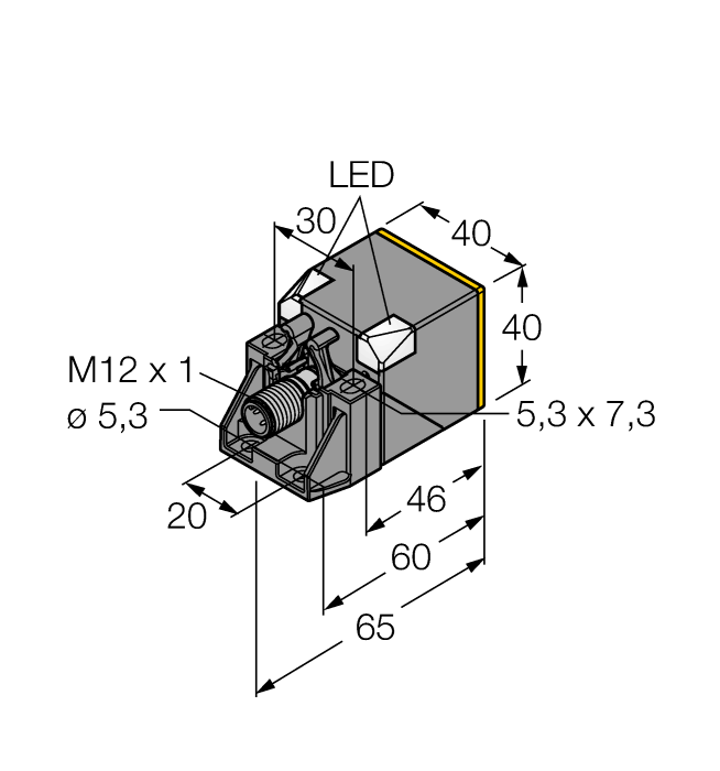 Индуктивный датчик TURCK BI20U-QV40-AP6X2-H1141