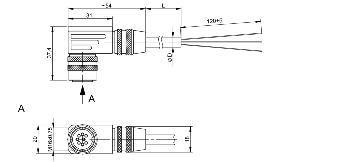Разъем с кабелем Balluff BKS-S 33M-15