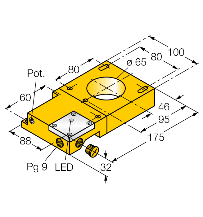 Кольцевой датчик TURCK NI65R-S32SR-VP44X