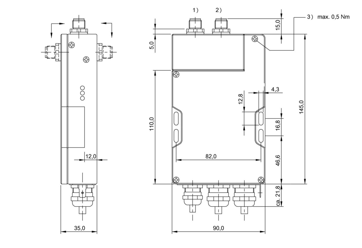 Блок обработки RFID Balluff BIS C-6002-019-650-03-KL2