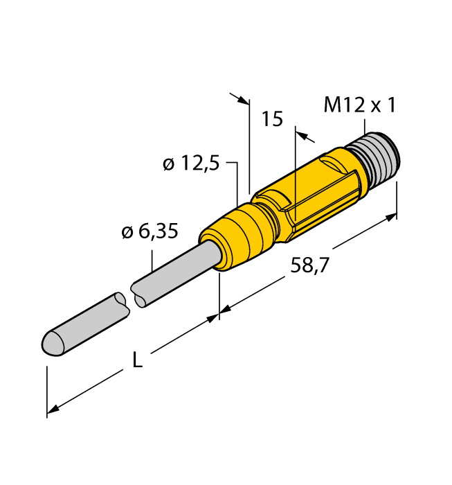 Датчик температуры TURCK TTM-206.35A-CF-LIUPN-H1140-L400