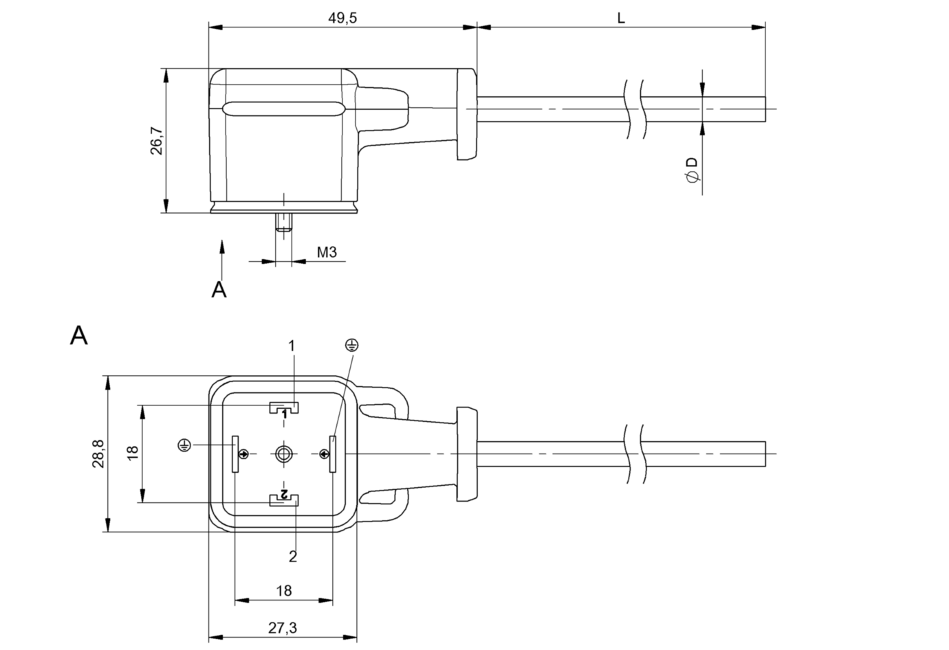 Разъем с кабелем Balluff BCC VA04-0000-10-054-PX0350-020