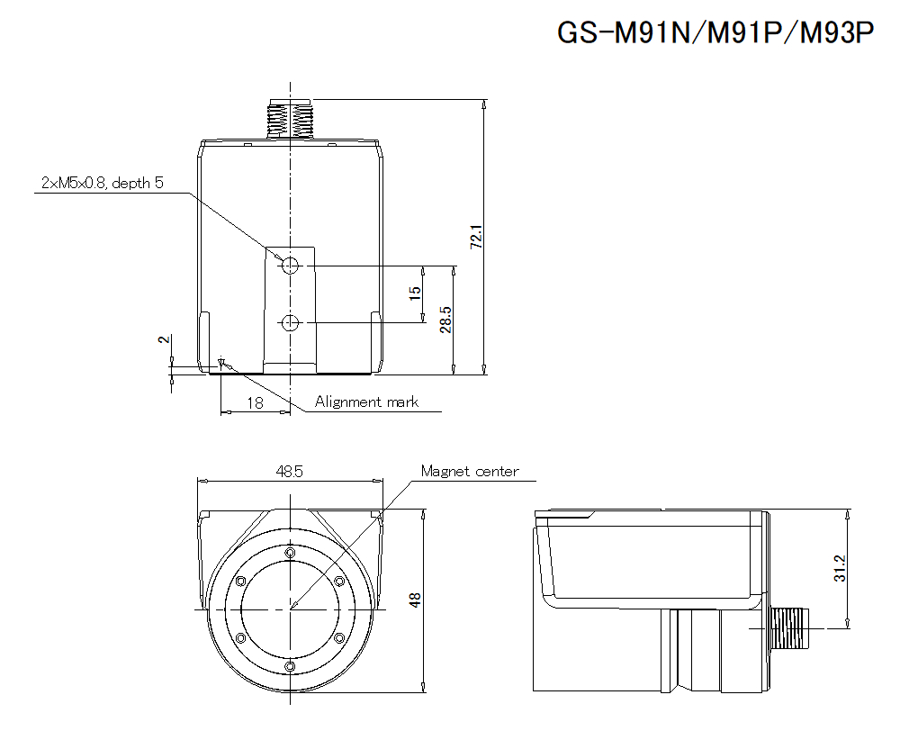 Замок безопасности KEYENCE GS-M91N