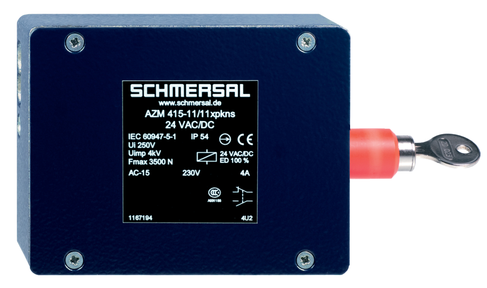 Дверной выключатель безопасности Schmersal AZM 415-11/11XPKNS 24 VAC/DC