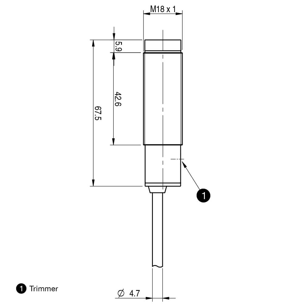 Оптический датчик Micro Detectors FAID/BN-0A