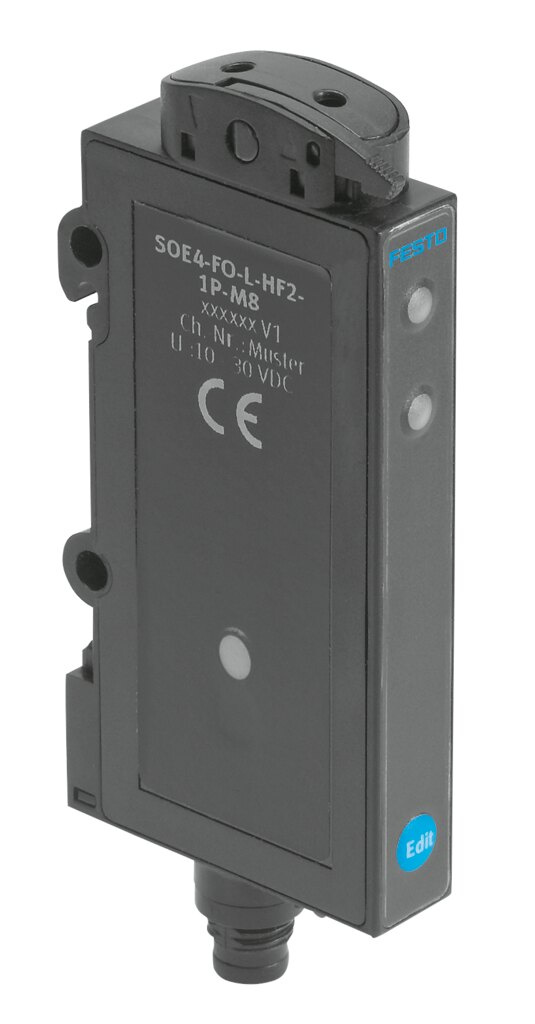 Усилитель для оптоволоконных датчиков Festo SOE4-FO-L-HF2-1P-M8