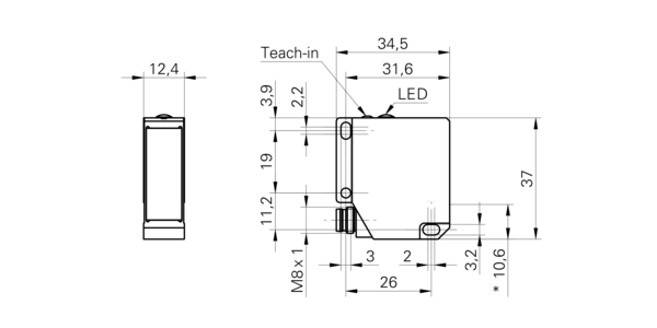 Лазерный датчик расстояния Baumer OADM 12U6430/S35A