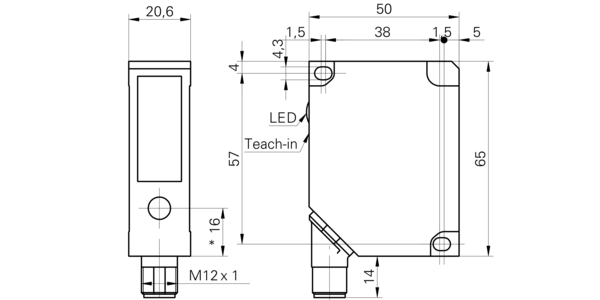 Оптический датчик Baumer OHDM 20P6990/S14C