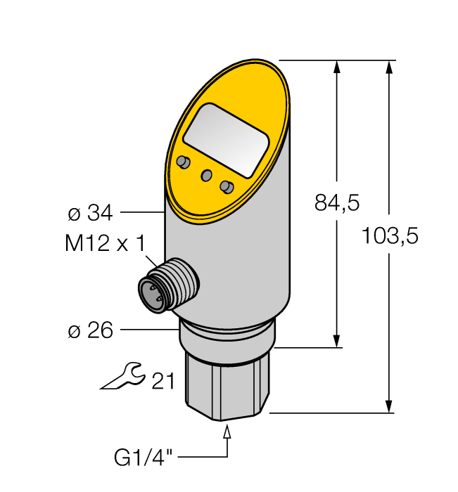 Датчик давления TURCK PS01VR-301-2UPN8X-H1141