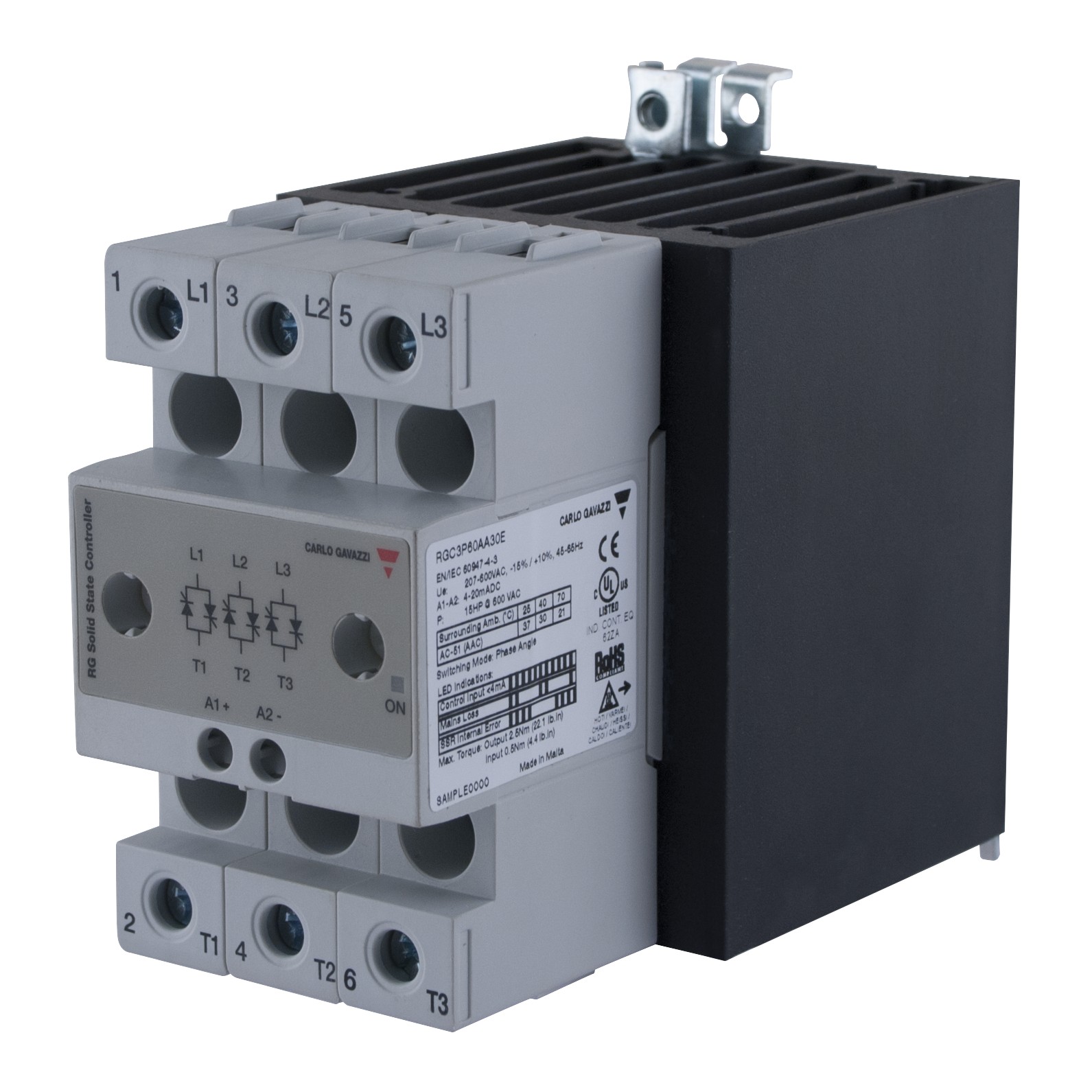 Реле безопасности Carlo Gavazzi RGC2P60AA40C1