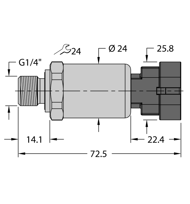 Датчик давления TURCK PT250R-2104-I2-AMPS1.5