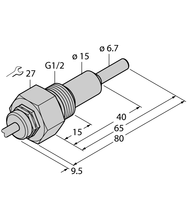 Датчик потока TURCK FCS-G1/2A4-NAEX/AL065