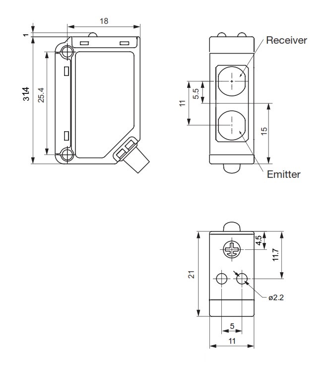 Оптический датчик Carlo Gavazzi PD30ETDI10BPA2IO