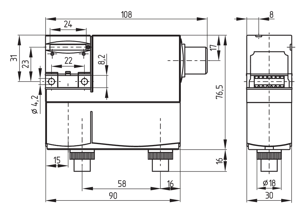Дверной выключатель безопасности Schmersal AZM170ST-12/02ZKA 24 VAC/DC