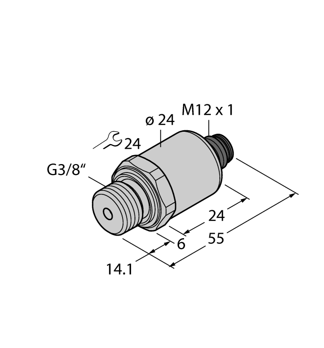 Датчик давления TURCK PT40V-1045-I2-H1141