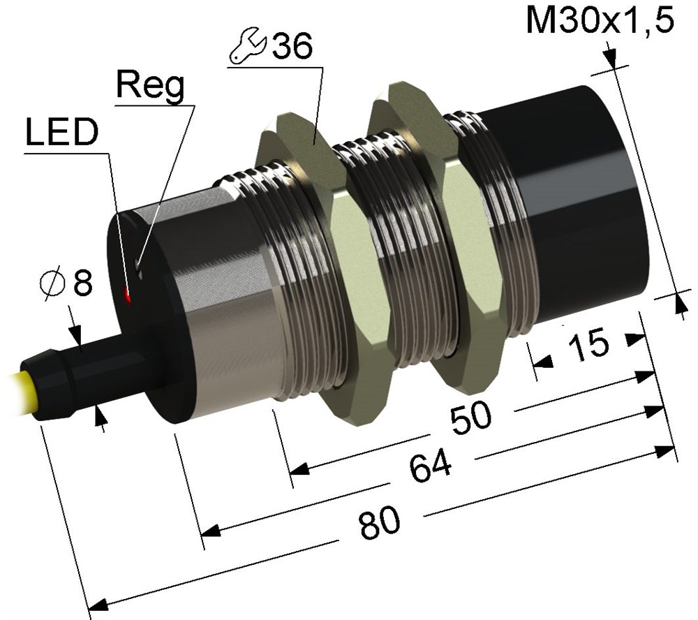 Емкостный датчик PS1-30M80-20N84-Z