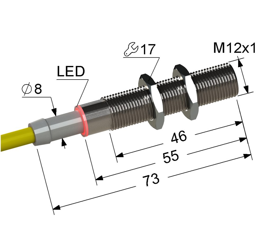 Индуктивный датчик Мега-К PS2-12M73-4B21-Z