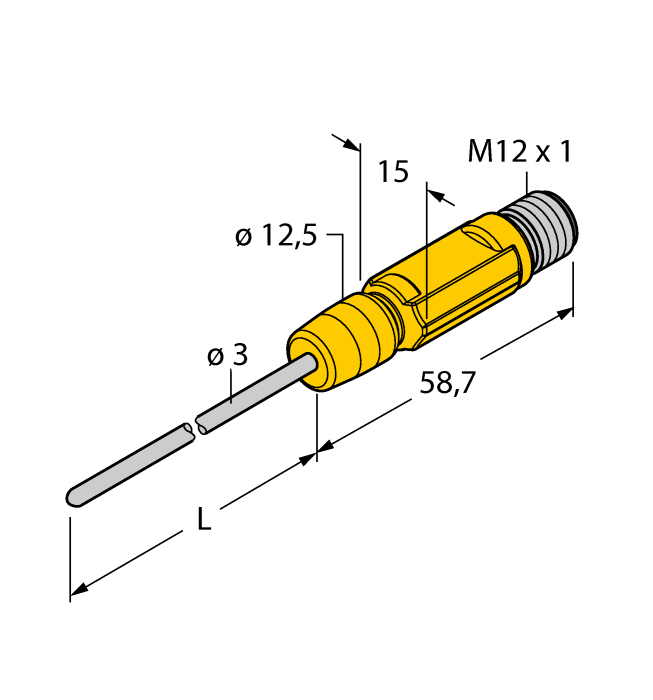 Датчик температуры TURCK TTM-203A-CF-LIUPN-H1140-L150