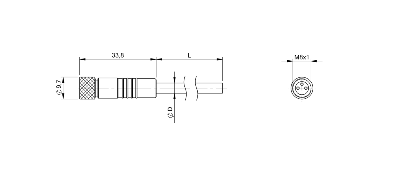 Разъем с кабелем Balluff BCC W313-0000-10-004-TW0334-020
