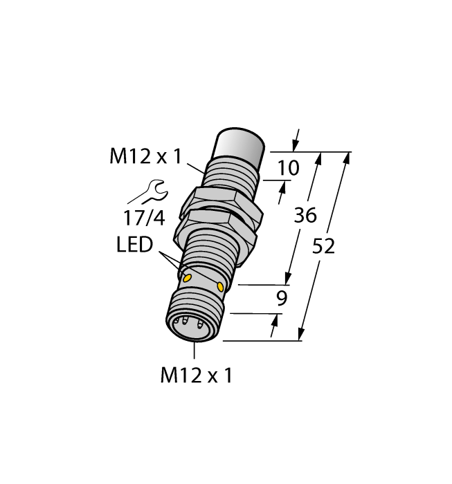 Индуктивный датчик TURCK NI10U-EM12WD-AP6X-H1141