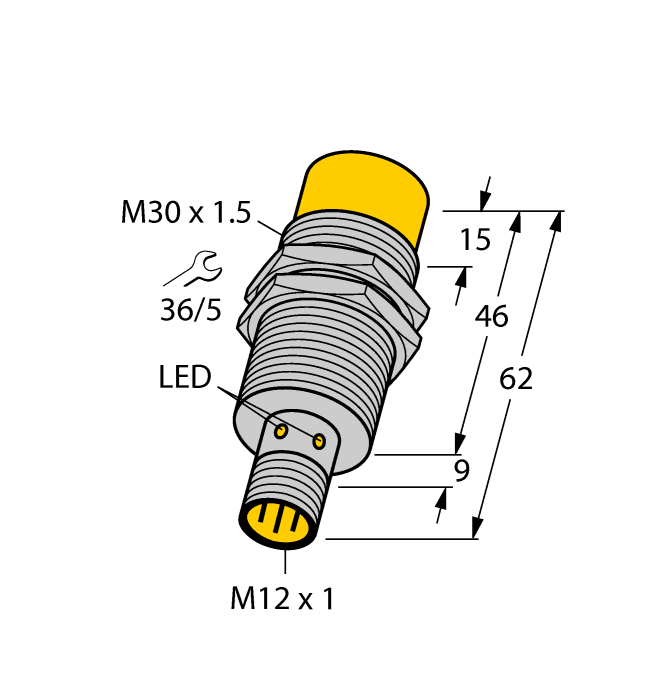 Индуктивный датчик TURCK NI30U-M30-AN6X-H1141
