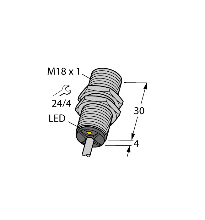 Индуктивный датчик TURCK BI5-G18-Y2X 7M