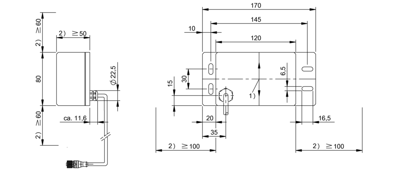 RFID головка чтения/записи Balluff BIS C-351-PU1-05