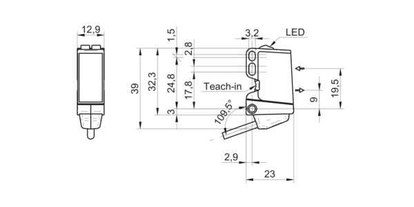 Оптический датчик Baumer O300.GP-NV1T.72CU/T003