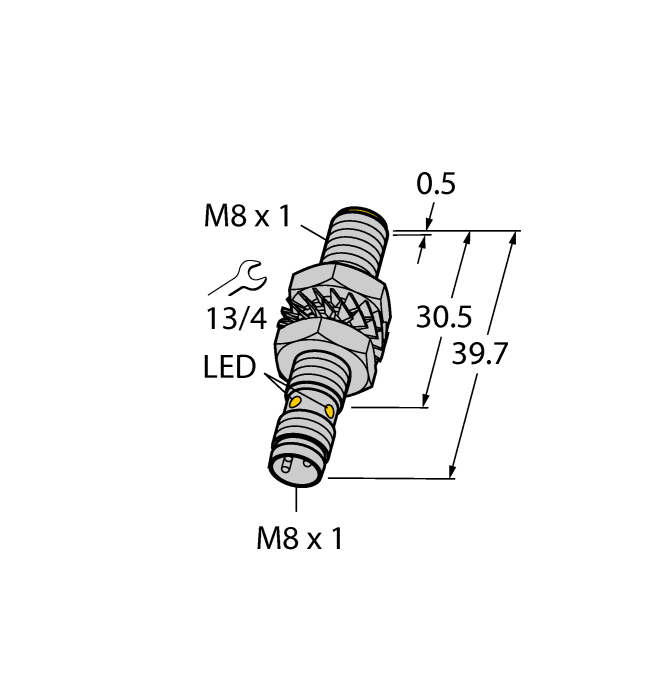 Индуктивный датчик TURCK BI2-M08-AP6X-V1131