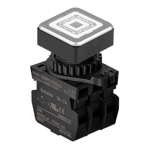 Кнопочный выключатель Autonics SQ3PFS-P3W2ADM