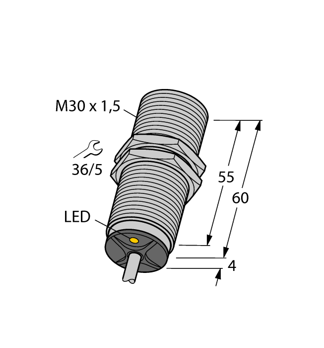Индуктивный датчик TURCK BI10U-EM30-AP6X
