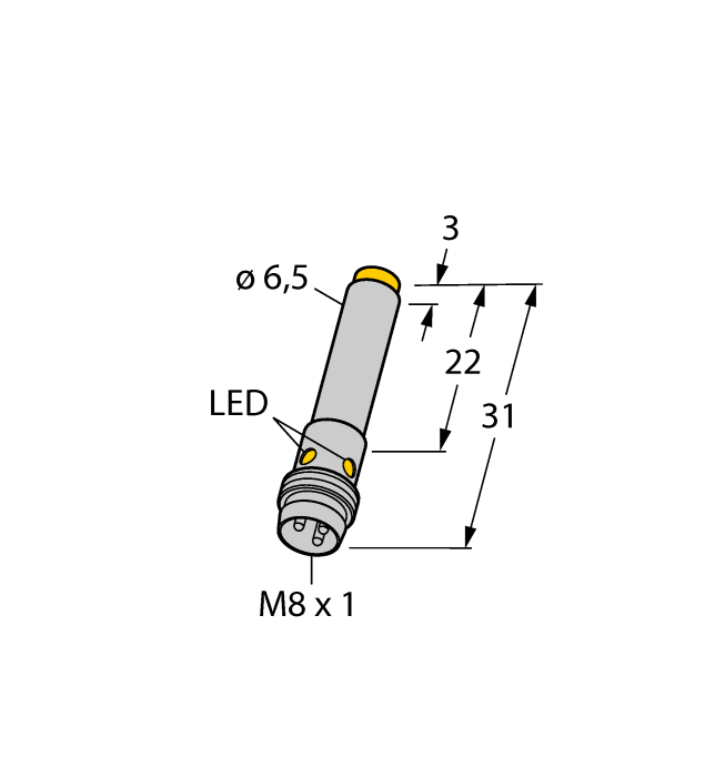 Индуктивный датчик TURCK NI3-EH6.5K-AP6X-V1131