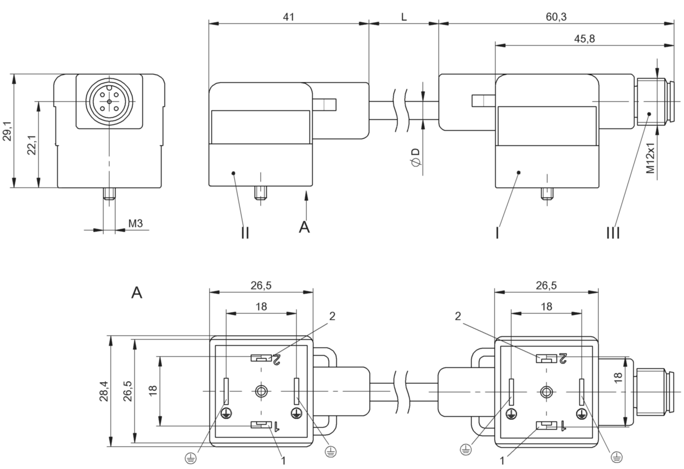 Y-образный распределитель Balluff BCC VA04-VA04-M415-T4075-002