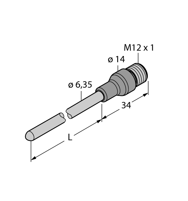 Датчик температуры TURCK TP-206.35A-CF-H1141-L100