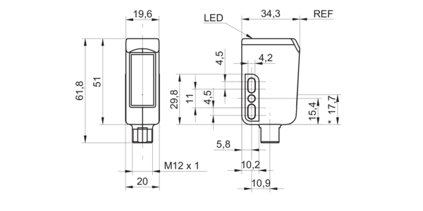 Оптический датчик Baumer FNDR 14G6902/S14/IO