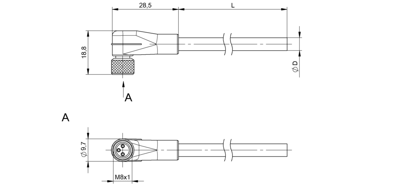 Разъем с кабелем Balluff BCC M323-0000-10-036-PS0334-100