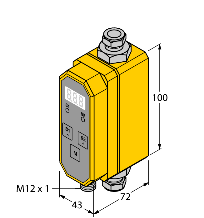 Расходомер TURCK FCMI-3/8D08DYA4P-LI-UP8X-H1141