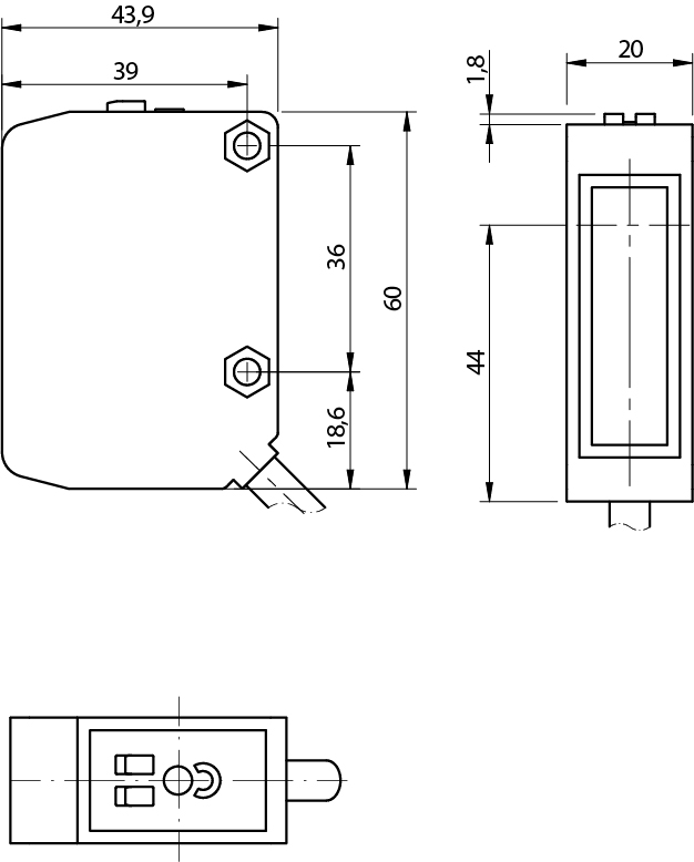 Оптический датчик Micro Detectors FGRS/0P-0A