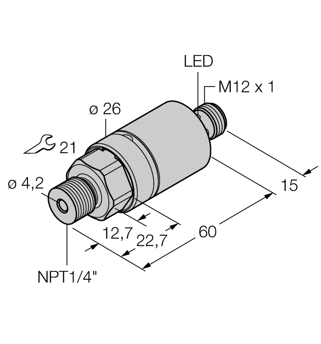 Датчик давления TURCK PC001R-203-2UPN8X-H1141