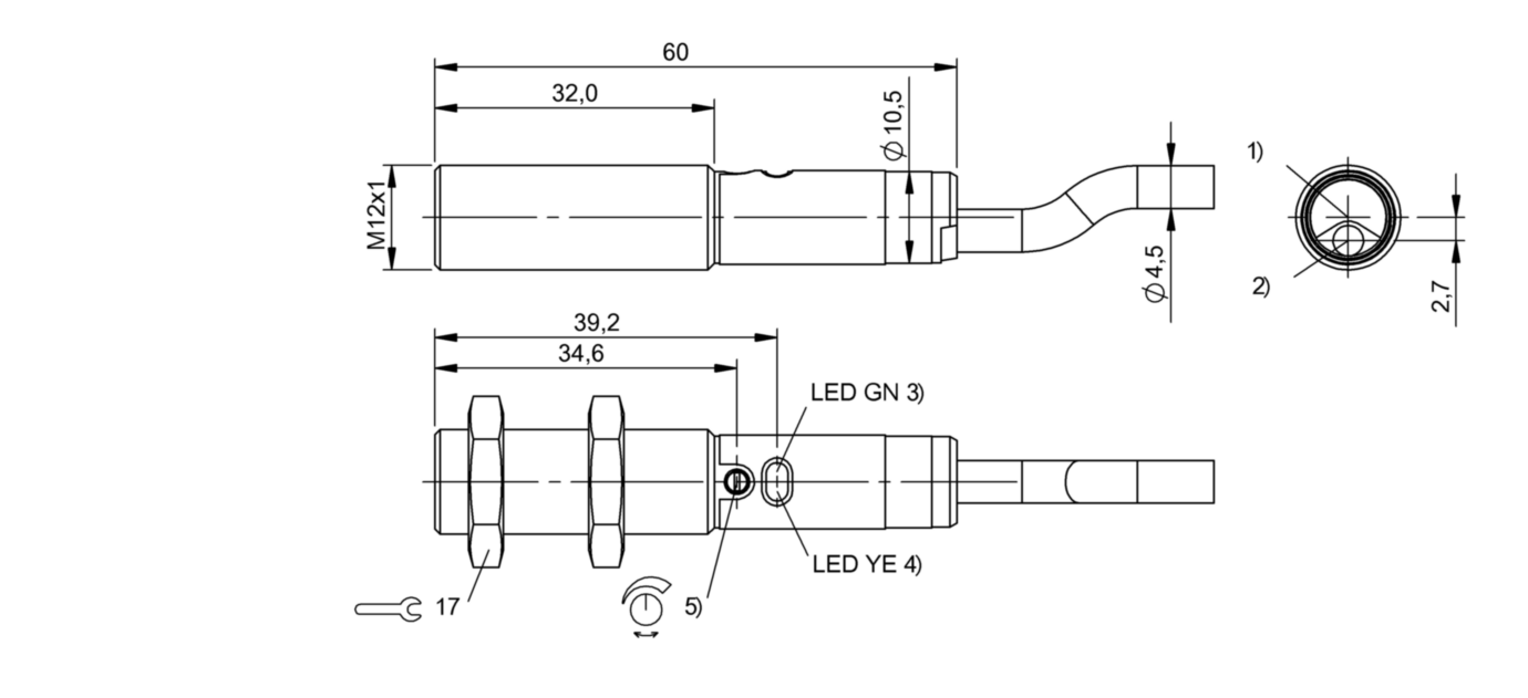 Оптический датчик Balluff BOS 12M-PO-PR10-02