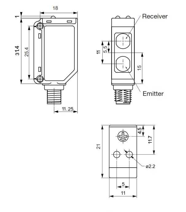 Оптический датчик Carlo Gavazzi PD30ETDI10BPM5IO