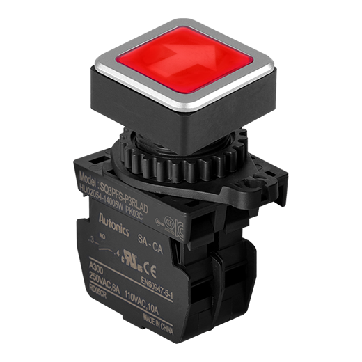 Кнопочный выключатель Autonics SQ3PFS-P3RLALM