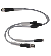 Y-образный разветвитель Pepperl Fuchs V15S/V15-G-0,2-PUR-U-TEE-V15-G