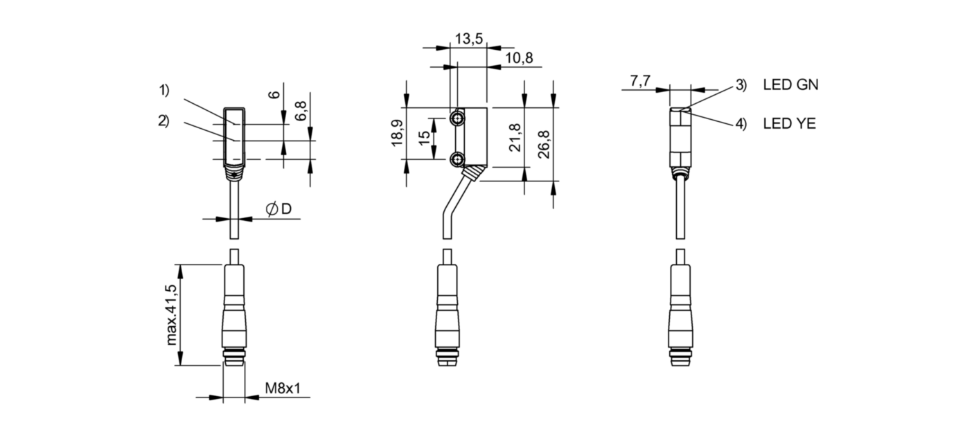 Оптический датчик Balluff BOS R020K-PS-RF12-00,2-S75