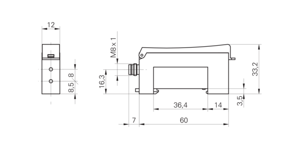 Усилитель для оптоволоконных датчиков Baumer FVDK 12P6401/S35A